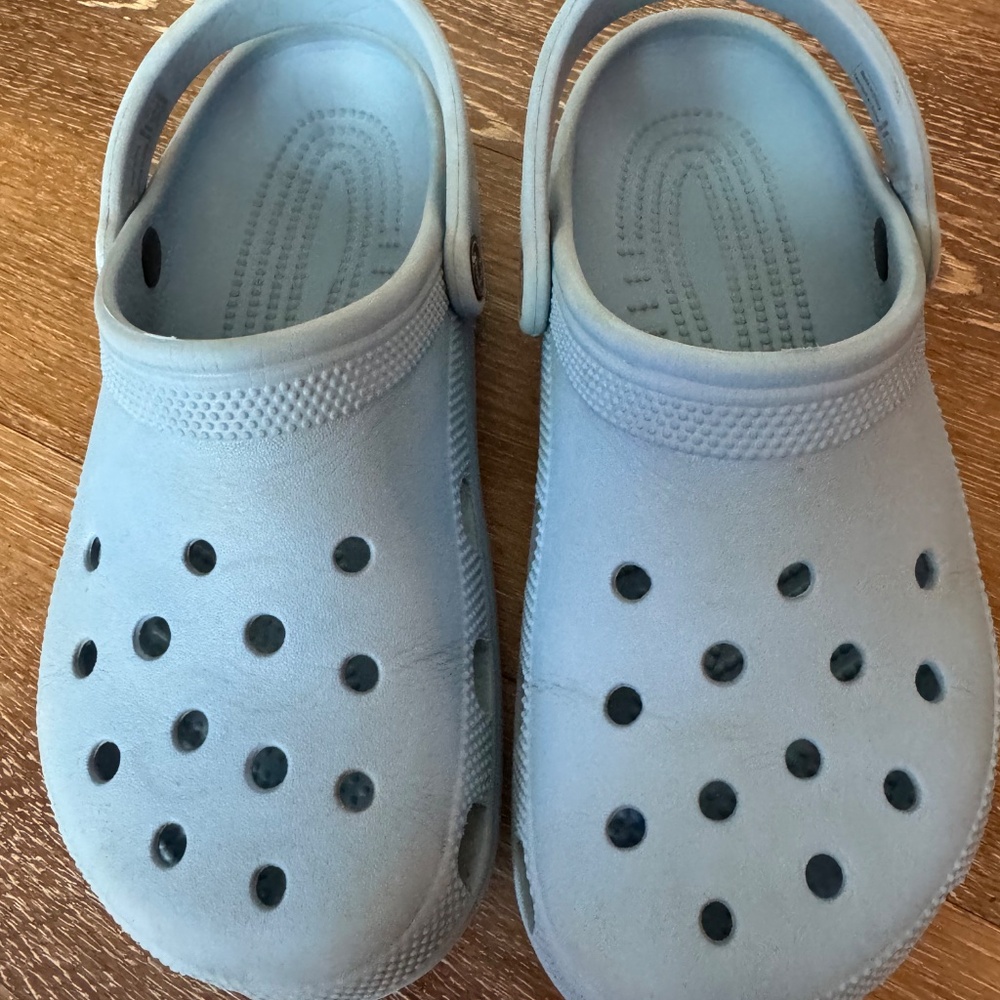 Light Blue Crocs - Picture 3 of 6
